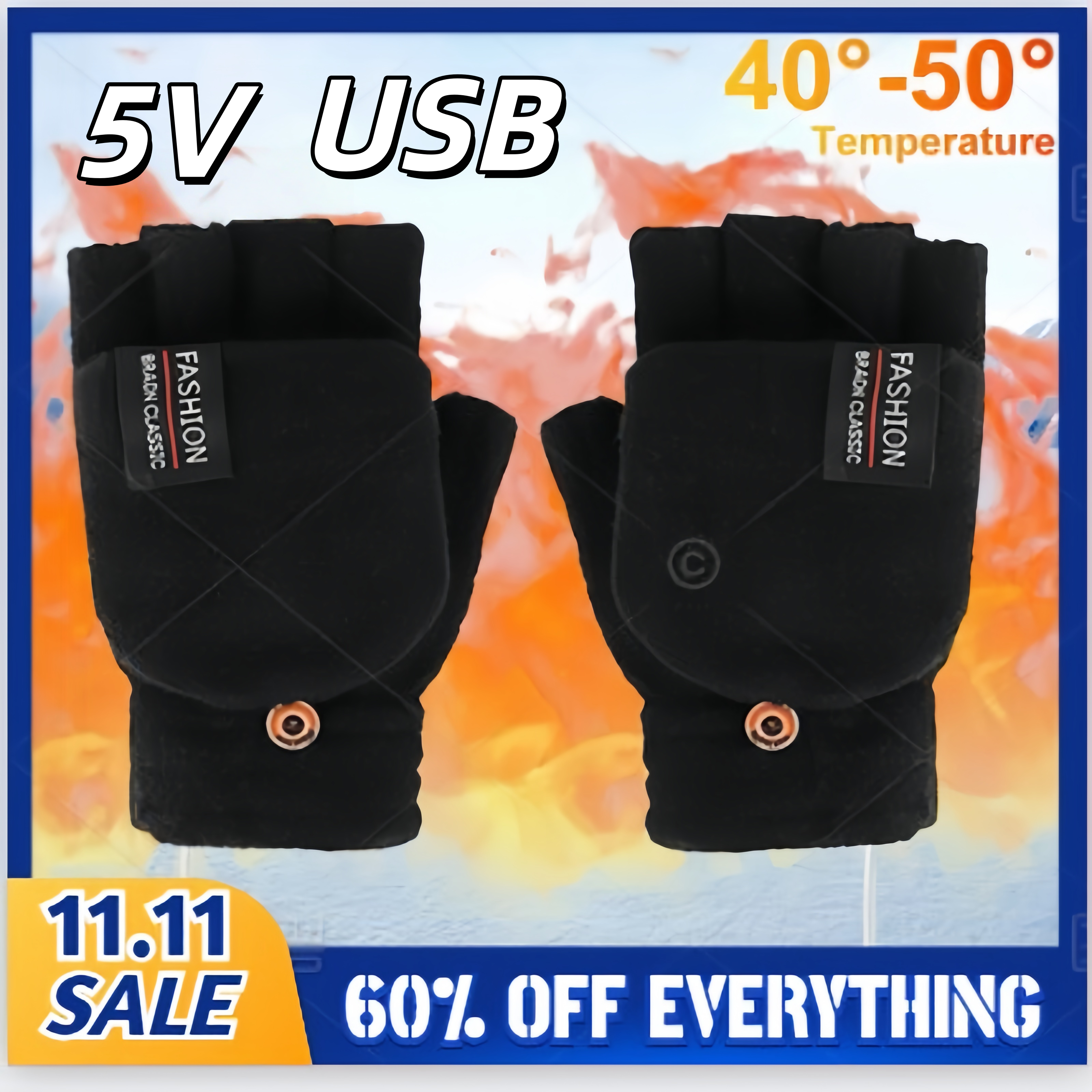 Hand Warmer Electric - Electric USB Heating Gloves Hand Warmers