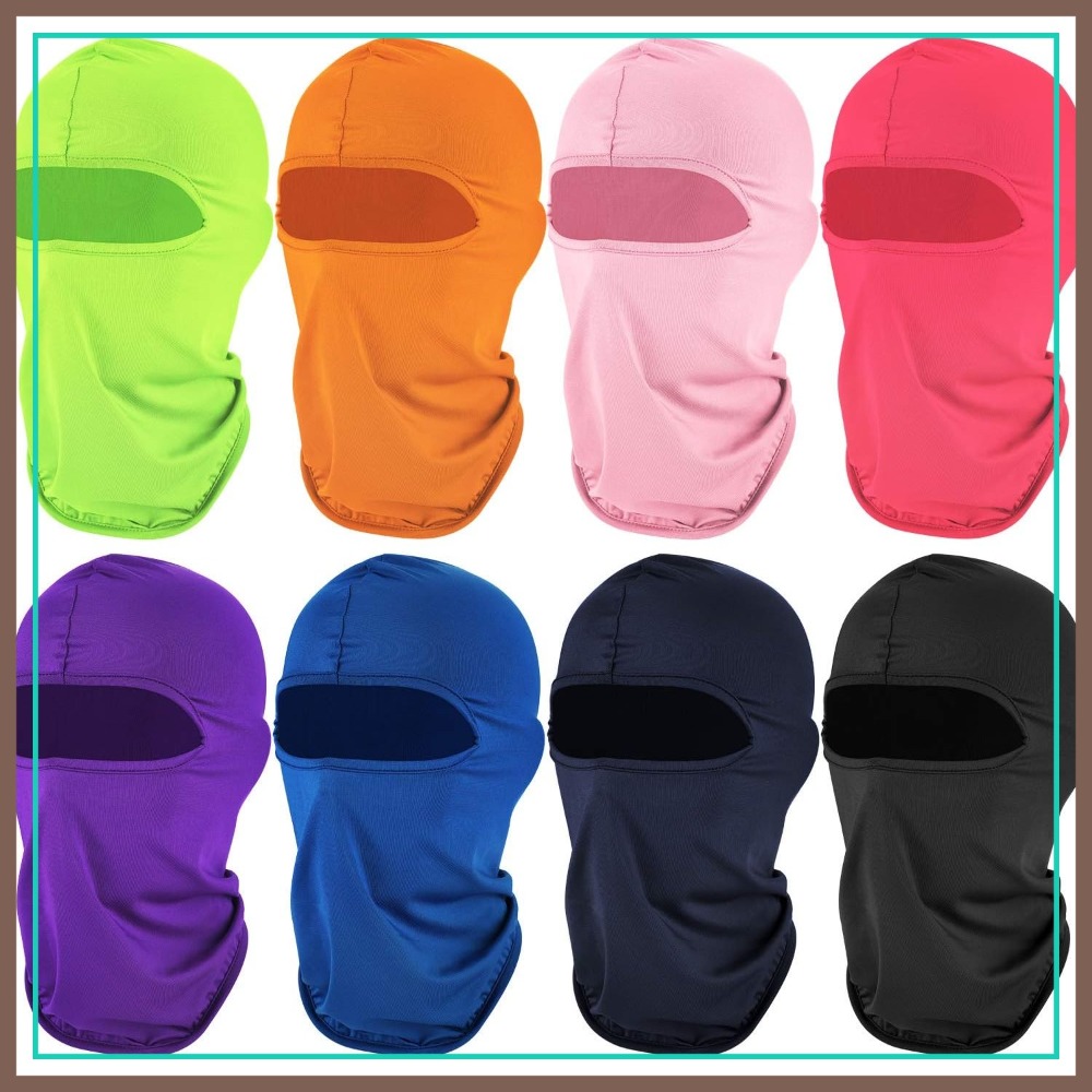 Balaclava Ski Mask - 8 Pcs Ski Mask Full Face