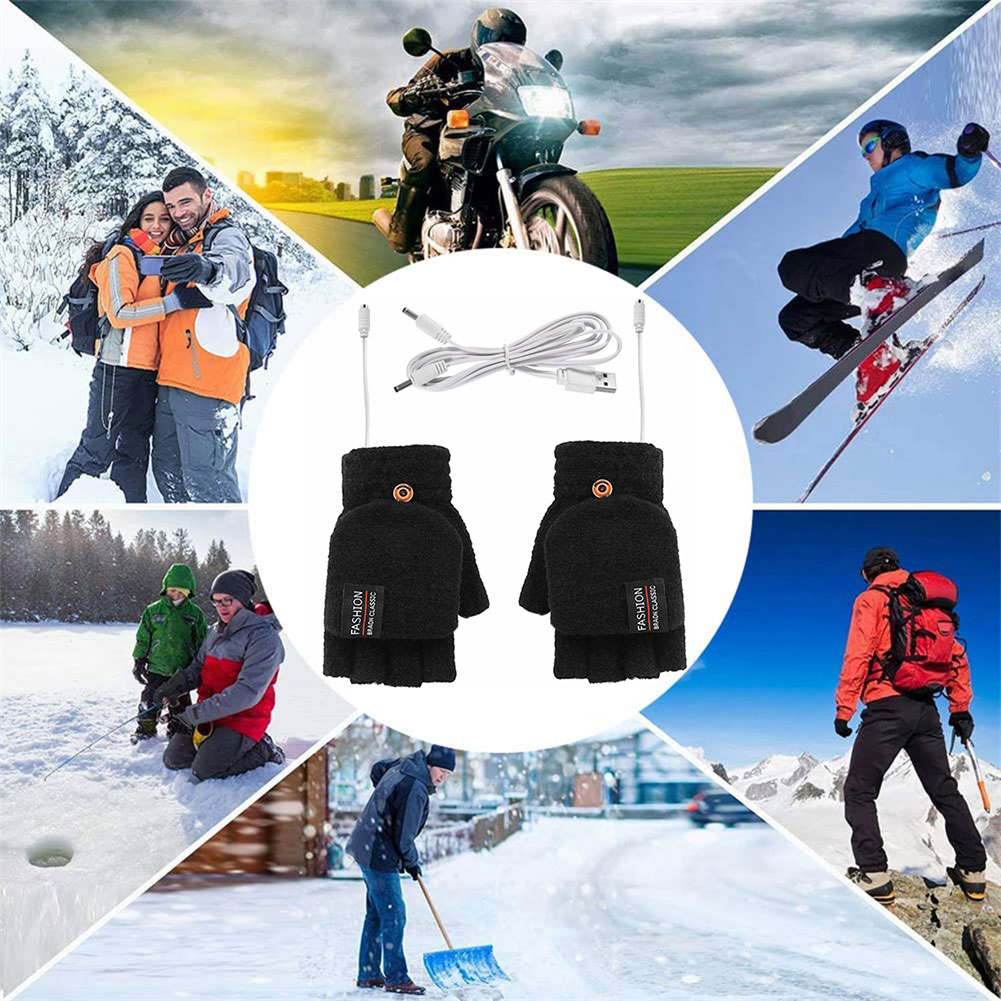 Electric USB Heating Gloves Ha - Hand Warmer Electric ulasan dan harga