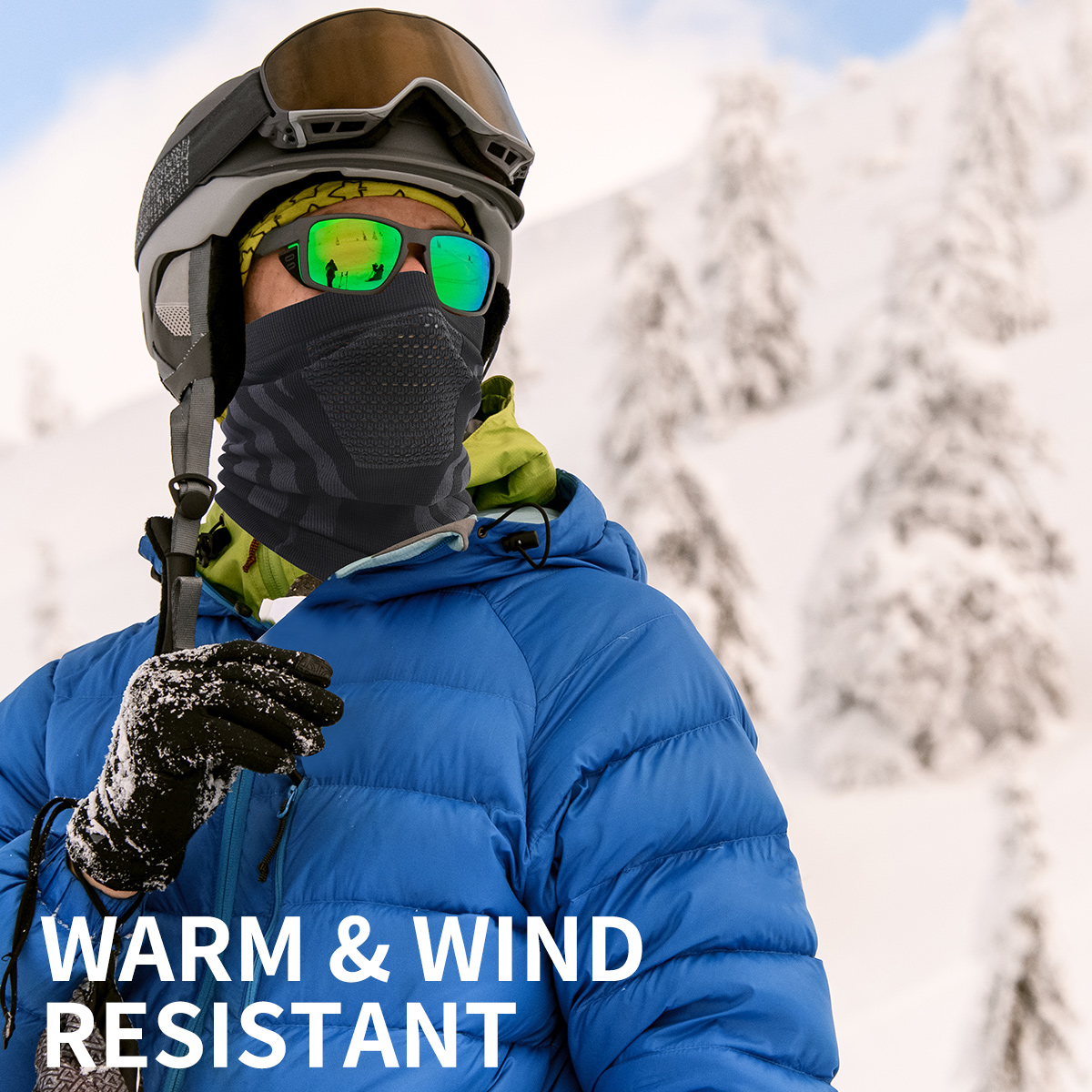 Winter Neck Warmer Gaiter Warm - Neck Gaiter Fleece ulasan dan harga