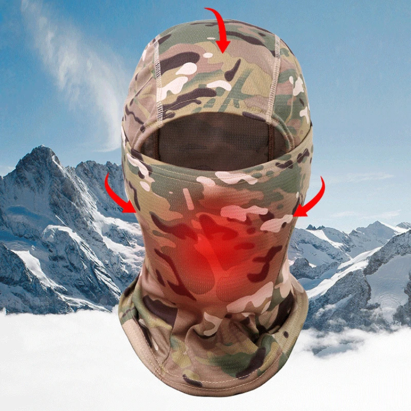 Camouflage Balaclava 3D Face M - Balaclava Ski Mask ulasan dan harga