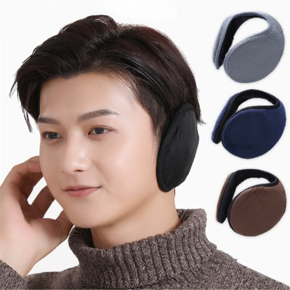Winter Men's Earmuffs Ear Warm - Winter Headband Fleece ulasan dan harga
