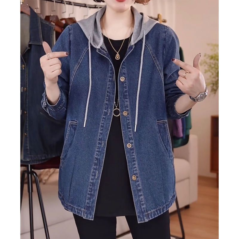 European High-Quality Denim Ja - Down Jacket Packable ulasan dan harga