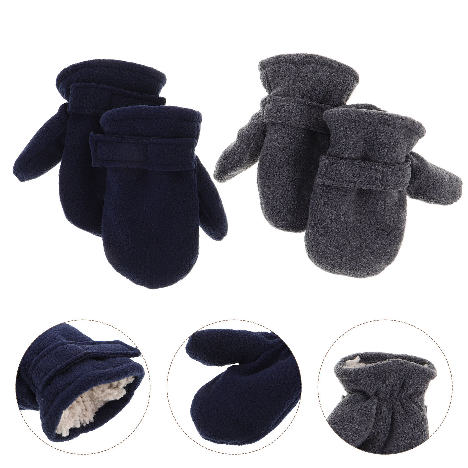 2Pairs Children Warm Gloves Po - Snow Glove Insulated ulasan dan harga