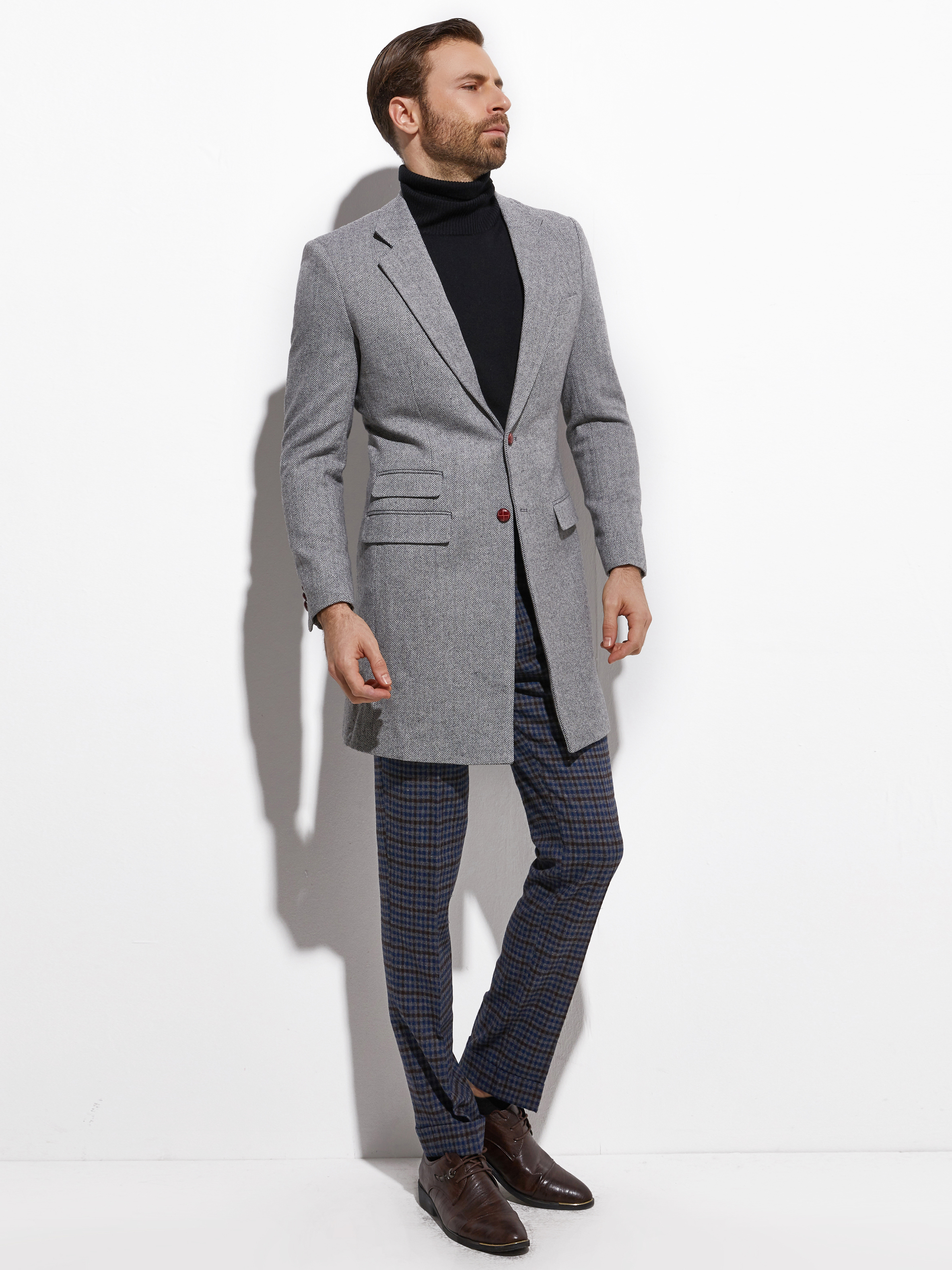 2026 Medium Length Spring Autu - Wool Coat Peacoat ulasan dan harga