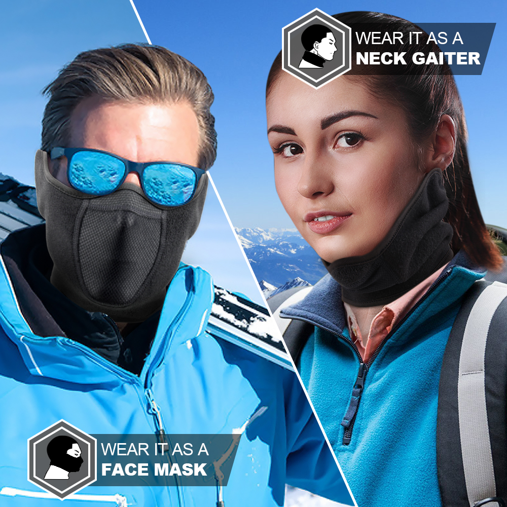 Cold Weather Neck Warmer Ear C - Fleece Ear Warmer Band ulasan dan harga