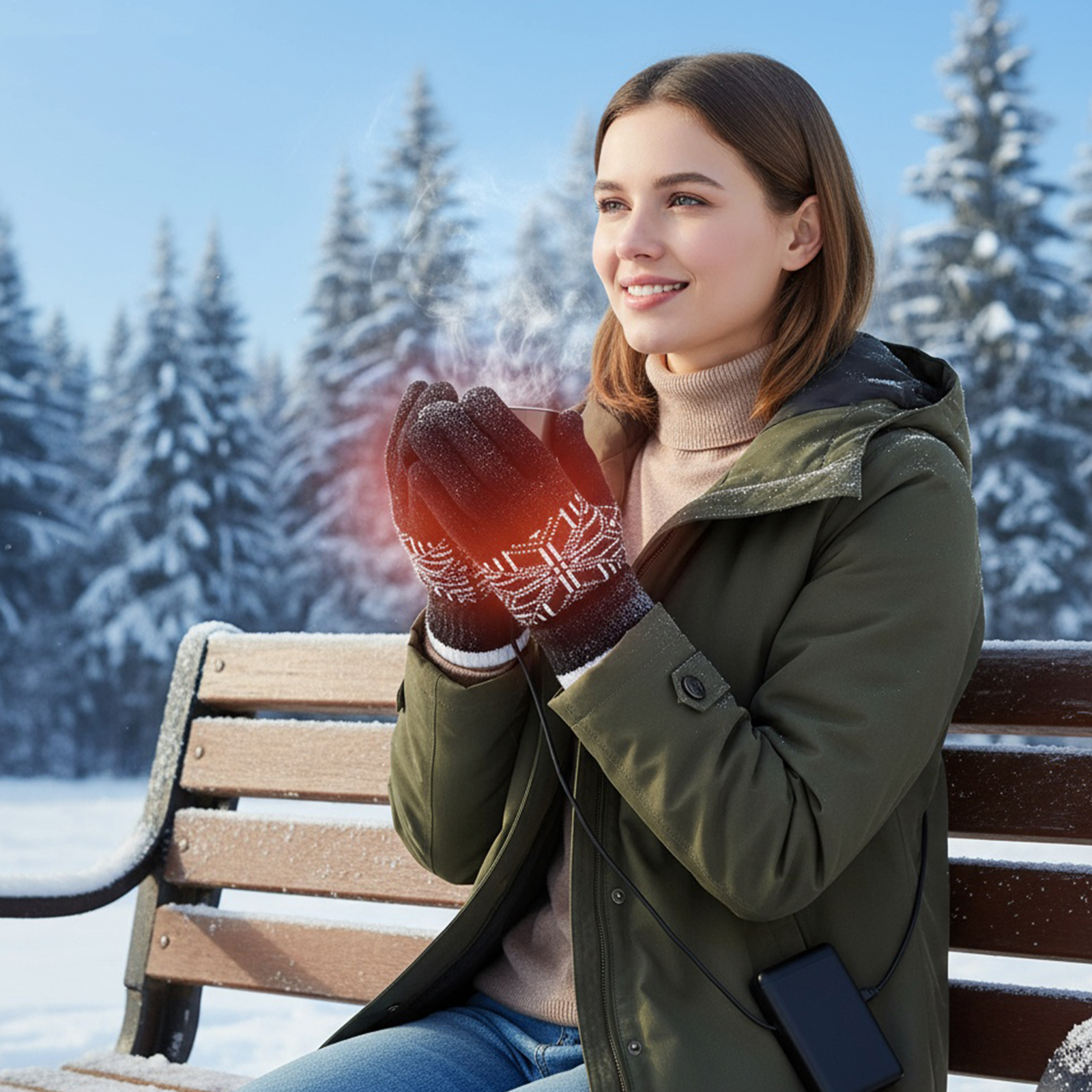 USB Touchscreen Hand Warmer Wi - Touch Screen Gloves ulasan dan harga