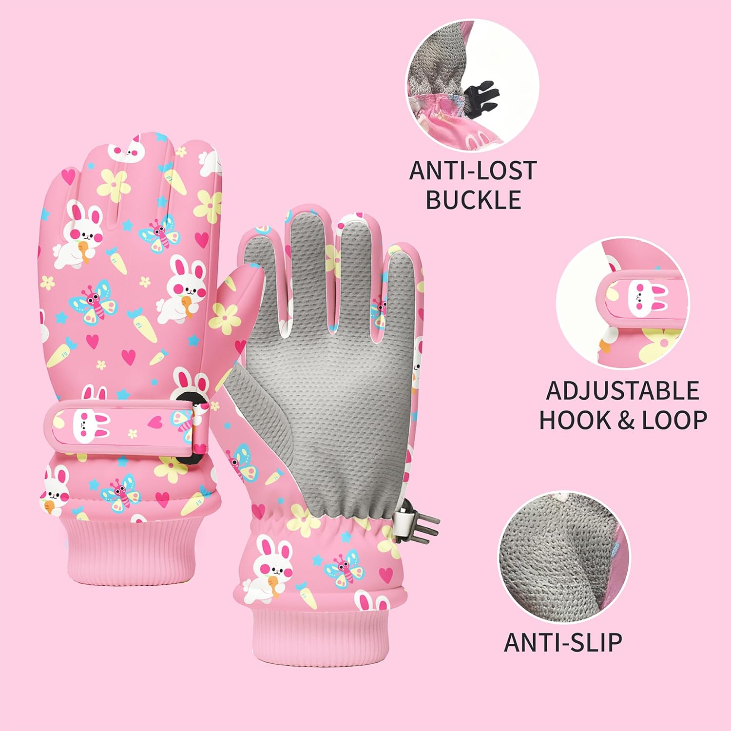Kids Winter Snow Gloves, Water - Snow Glove Insulated ulasan dan harga