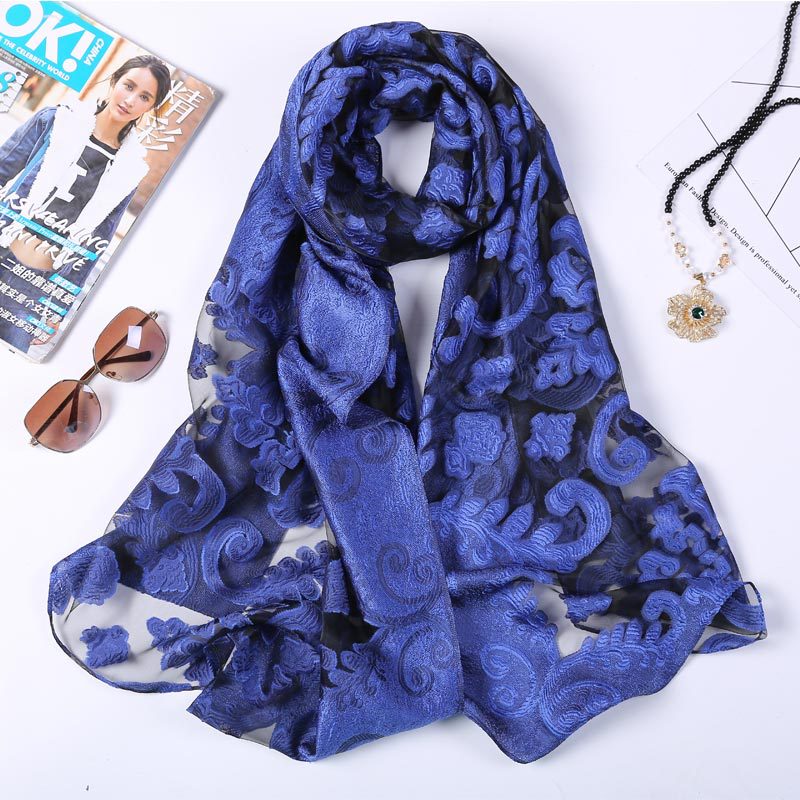 Hot Selling 180*70 Organza Sil - Shawl Wrap Winter ulasan dan harga