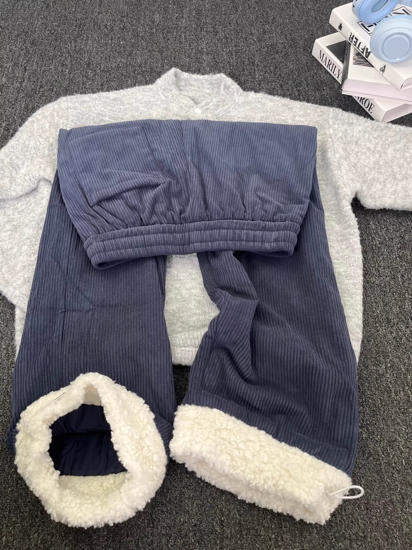 Thiened Winter Snowboard Pants - Corduroy Pant Warm ulasan dan harga