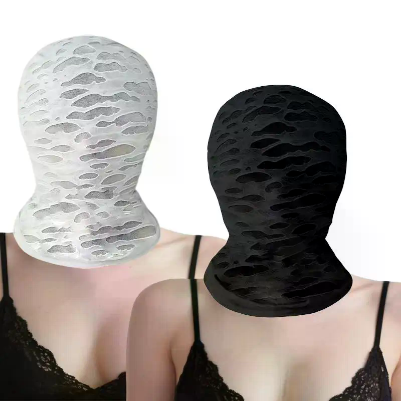 Gothic Punk Distressed Ripped  - Balaclava Ski Mask ulasan dan harga
