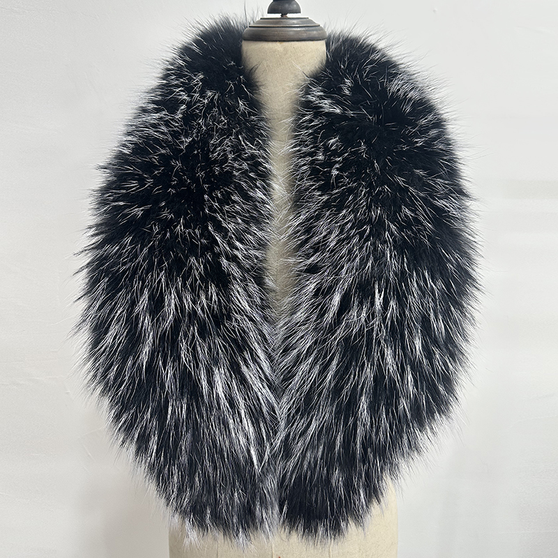 Natural Fur Collar Real raccoo - Shawl Wrap Winter ulasan dan harga