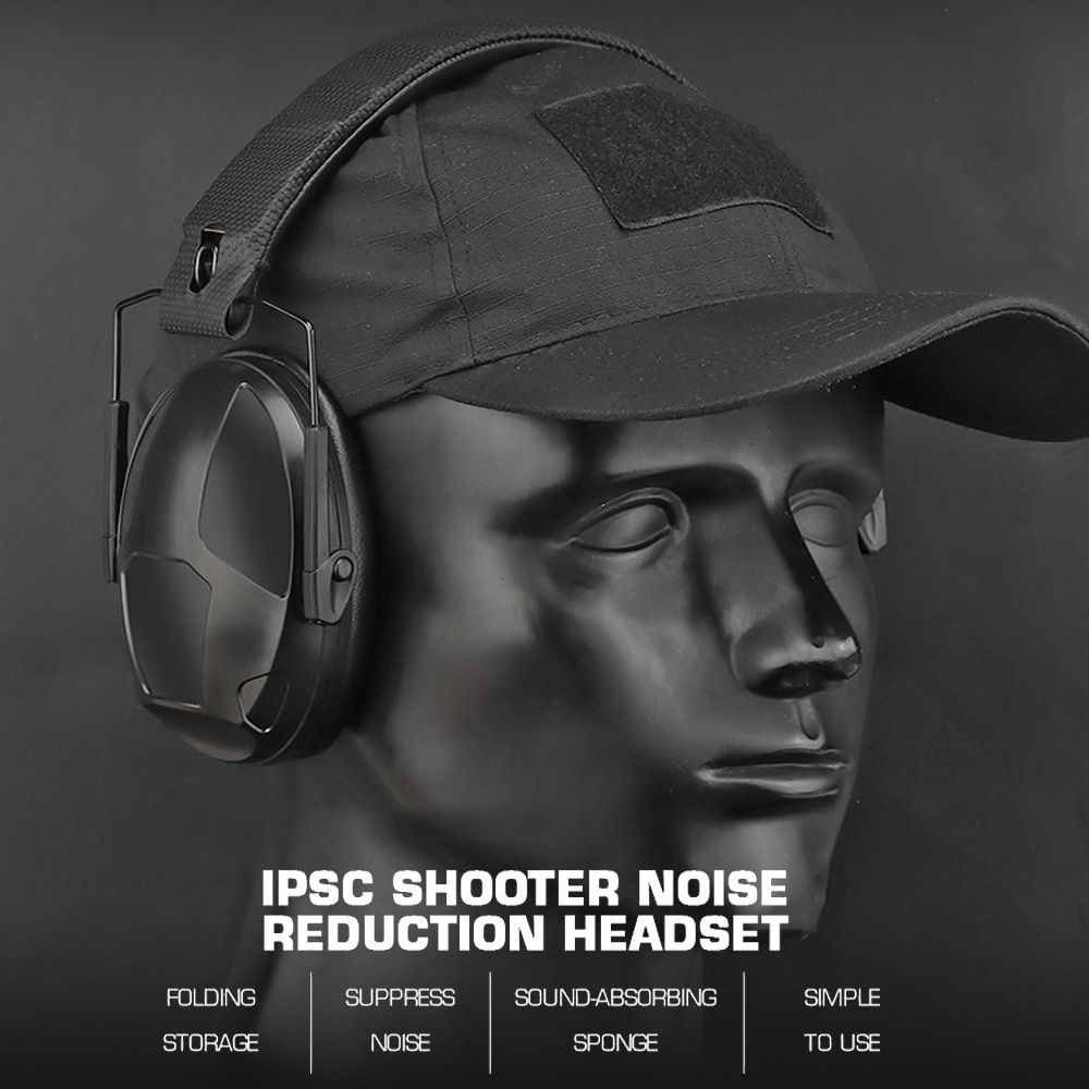 IPSC Shooting Noise Cancelling - Earmuffs Foldable ulasan dan harga
