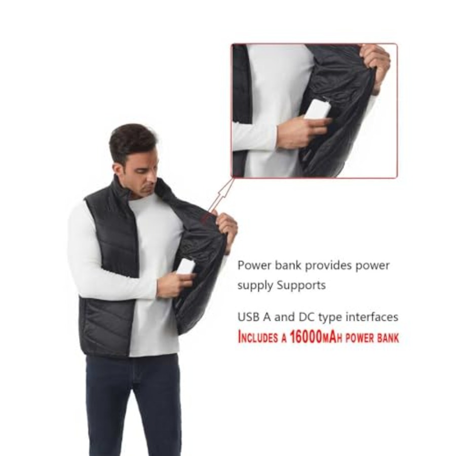 Heated Down Vest for and Wo wi - Heated Vest Battery ulasan dan harga