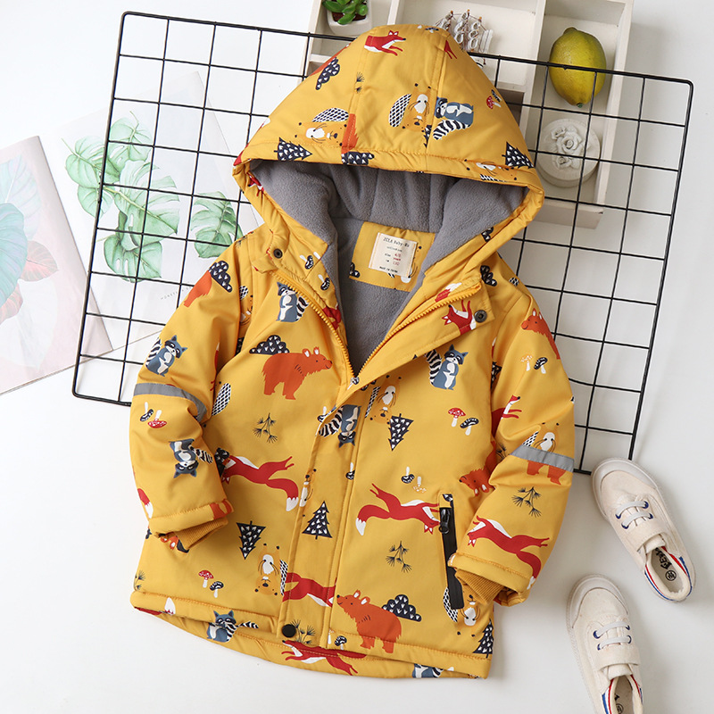 IYEAL Children's Coat Animals  - Flannel Shirt Lined ulasan dan harga