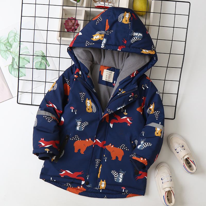 IYEAL Children's Coat Animals  - Flannel Shirt Lined ulasan dan harga