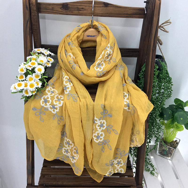 Many Colours Ethnic Embroidery - Shawl Wrap Winter ulasan dan harga