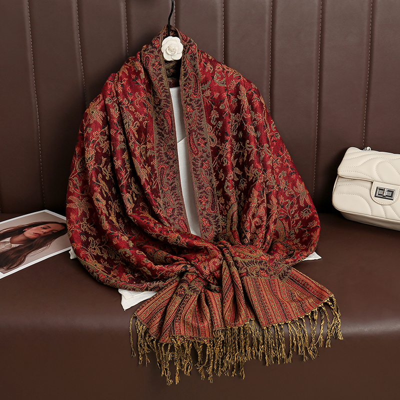 2024 Luxury Brand Cashmere Wom - Cashmere Pashmina Wrap ulasan dan harga