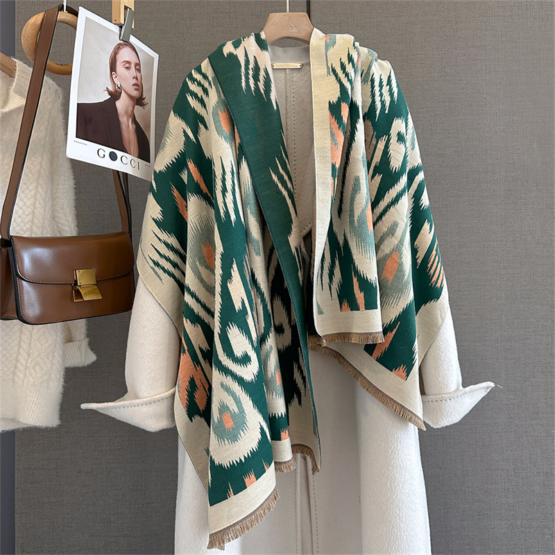 2025 Brand Warm Cashmere Ponch - Cashmere Pashmina Wrap ulasan dan harga