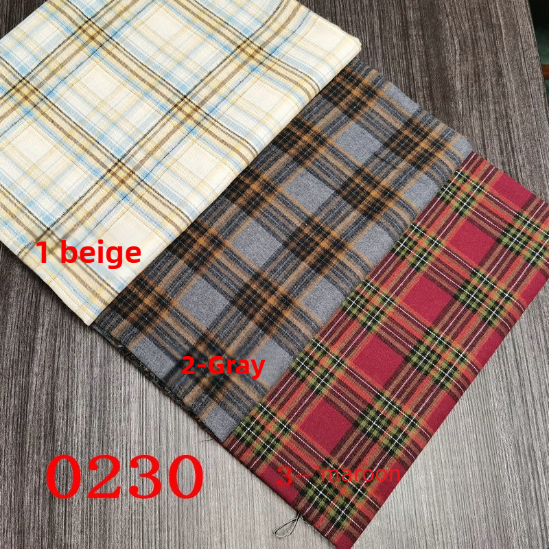Twill Plaid Flannel Fabric By  - Flannel Shirt Lined ulasan dan harga