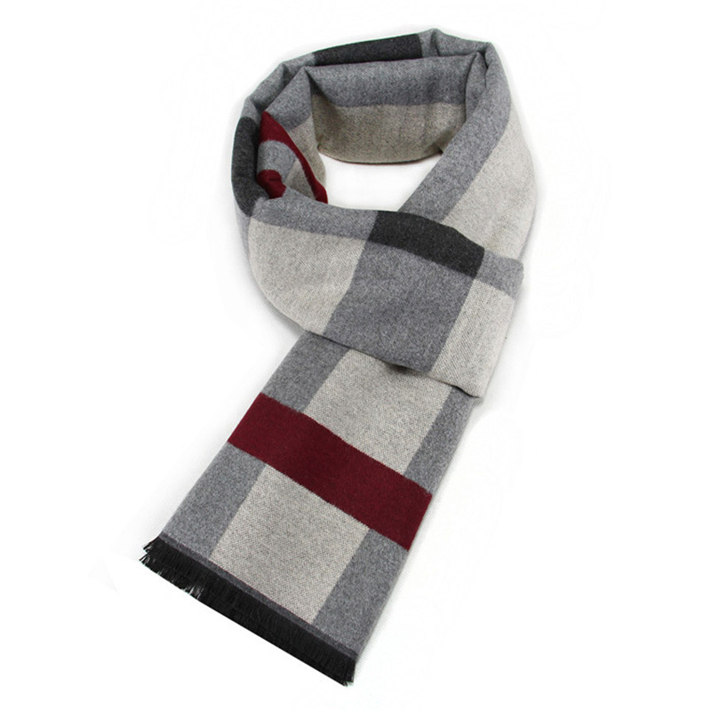 RUNMEIFA 2022 Classic Autumn & - Wool Scarf Men ulasan dan harga