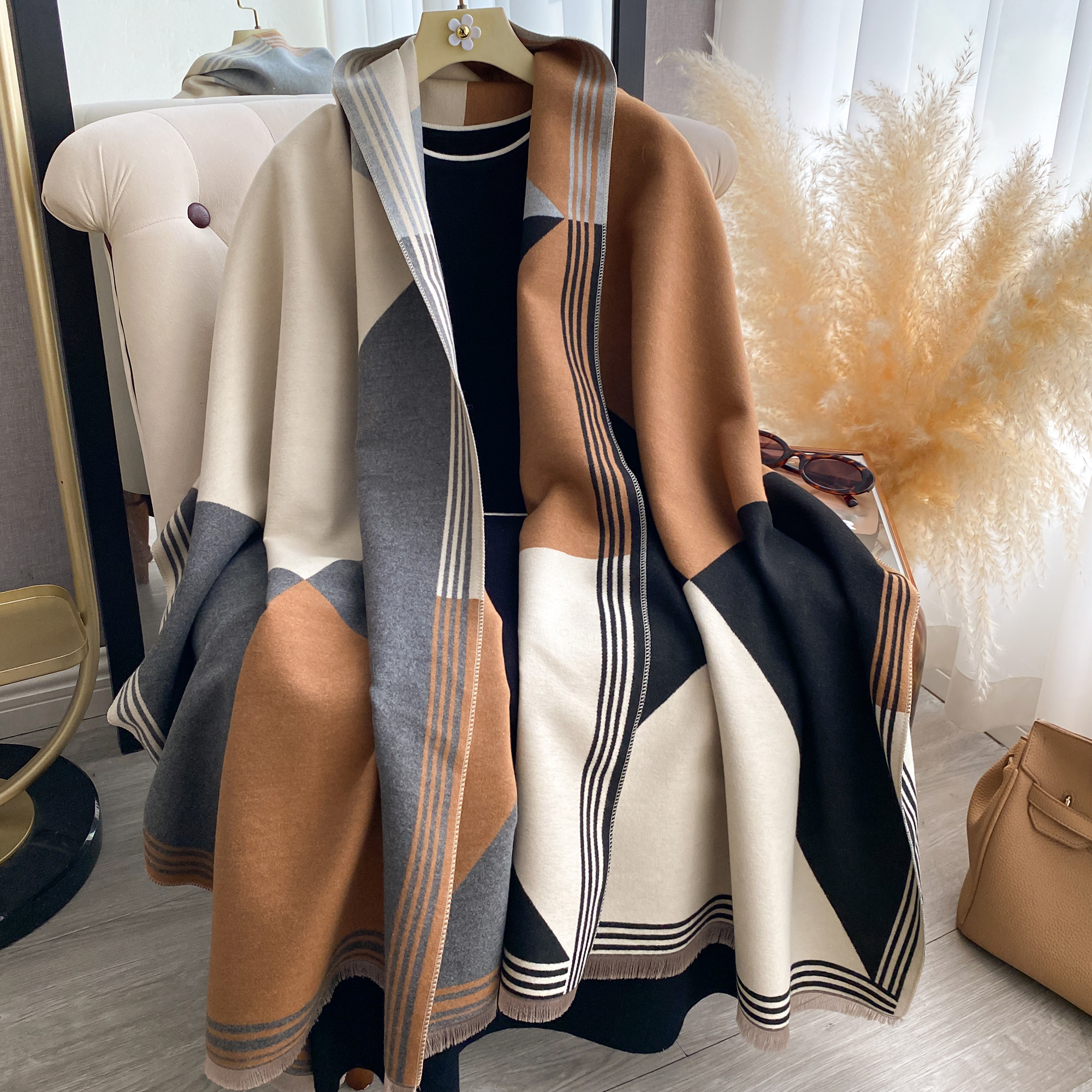 2025 Luxury Winter Cashmere Sc - Cashmere Pashmina Wrap ulasan dan harga