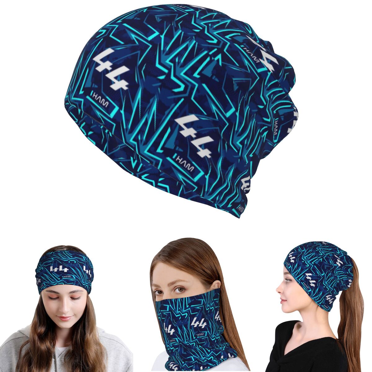 Lewis Hamilton 44 - F1 2024 Ba - Knit Beanie Hat Warm ulasan dan harga