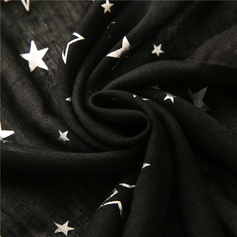 2026 Fashion Iron Silver Star  - Shawl Wrap Winter ulasan dan harga