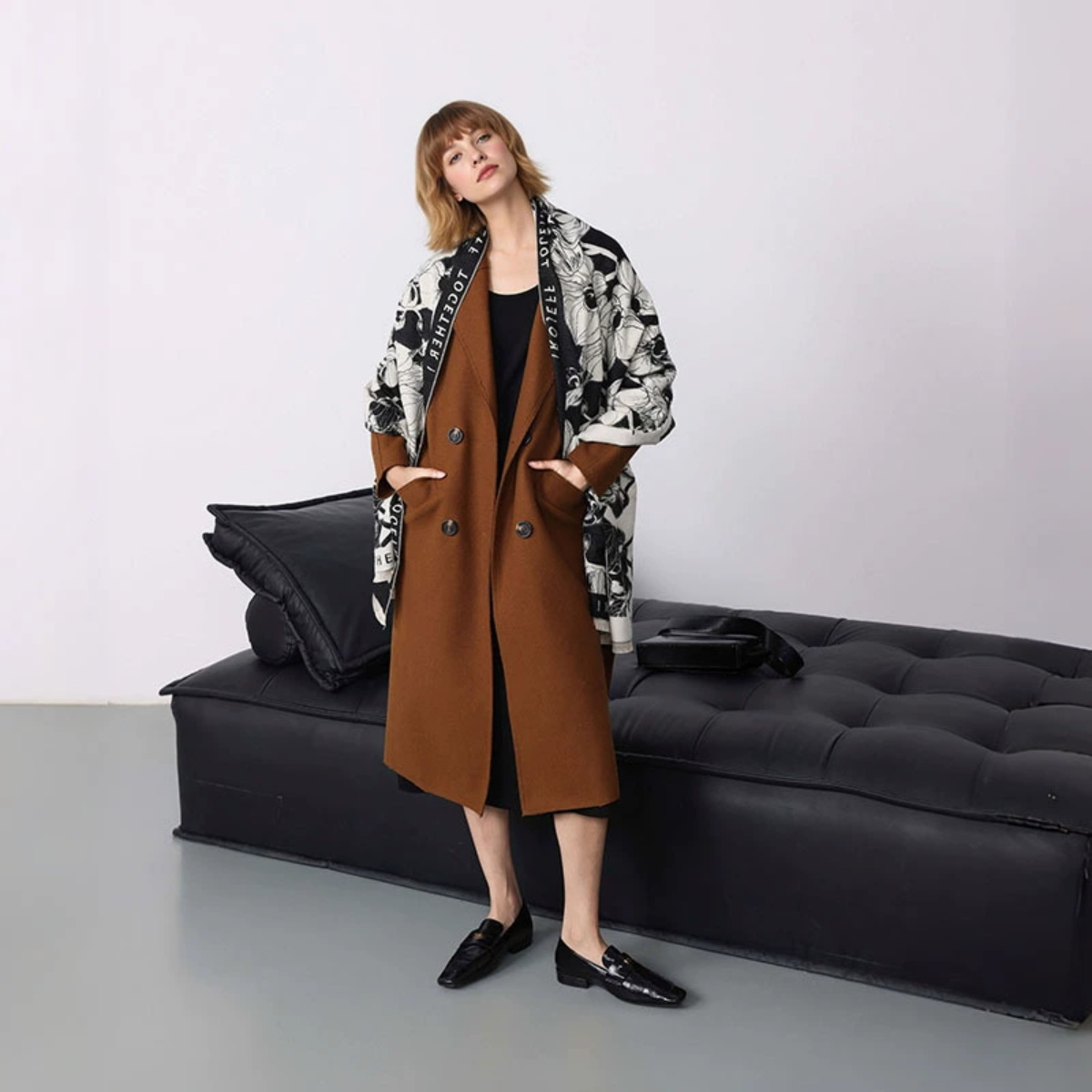 Luxury Winter Women's Imitatio - Cashmere Pashmina Wrap ulasan dan harga
