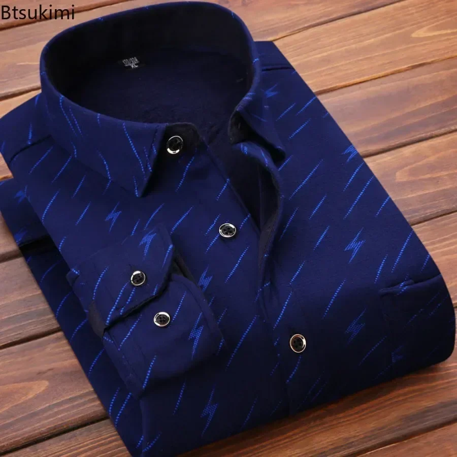 2024 Men's Winter Warm Long Sl - Flannel Shirt Lined ulasan dan harga
