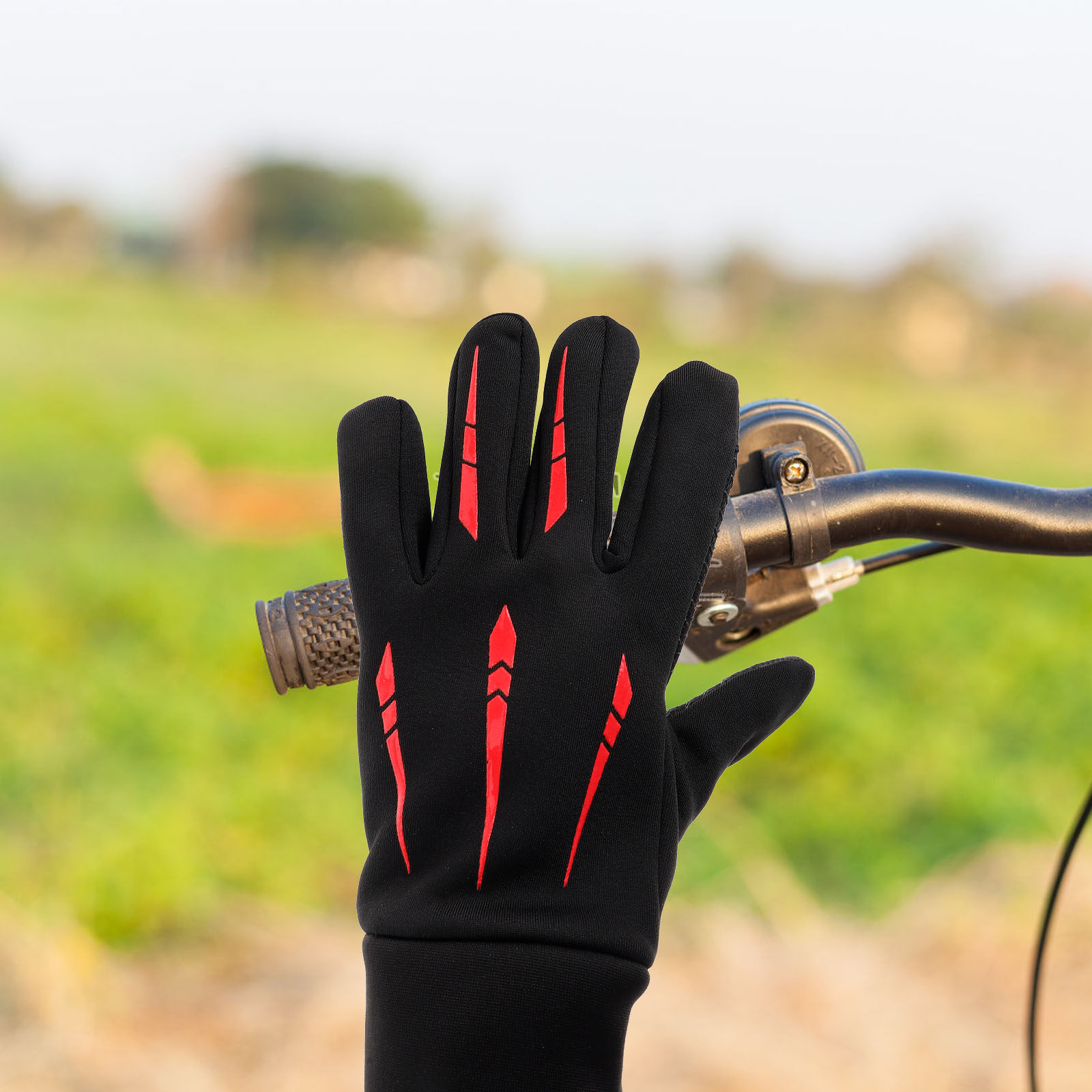 1 Pair Windproof Waterproof Mo - Touch Screen Gloves ulasan dan harga