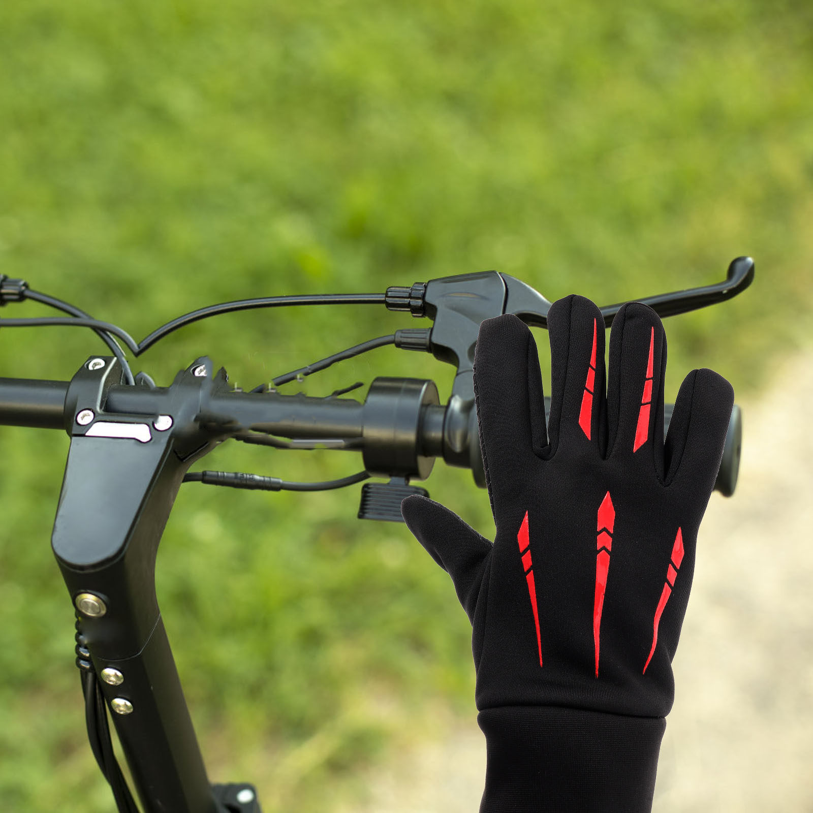 1 Pair Windproof Waterproof Mo - Touch Screen Gloves ulasan dan harga