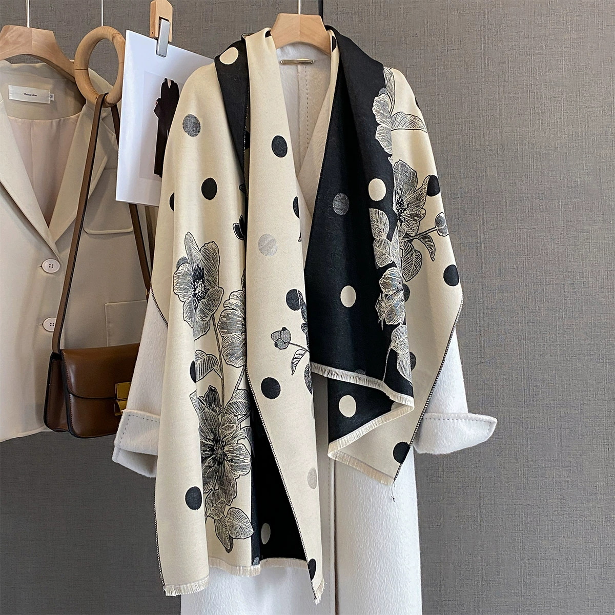 2025 Women Thicken Luxury Wint - Cashmere Pashmina Wrap ulasan dan harga