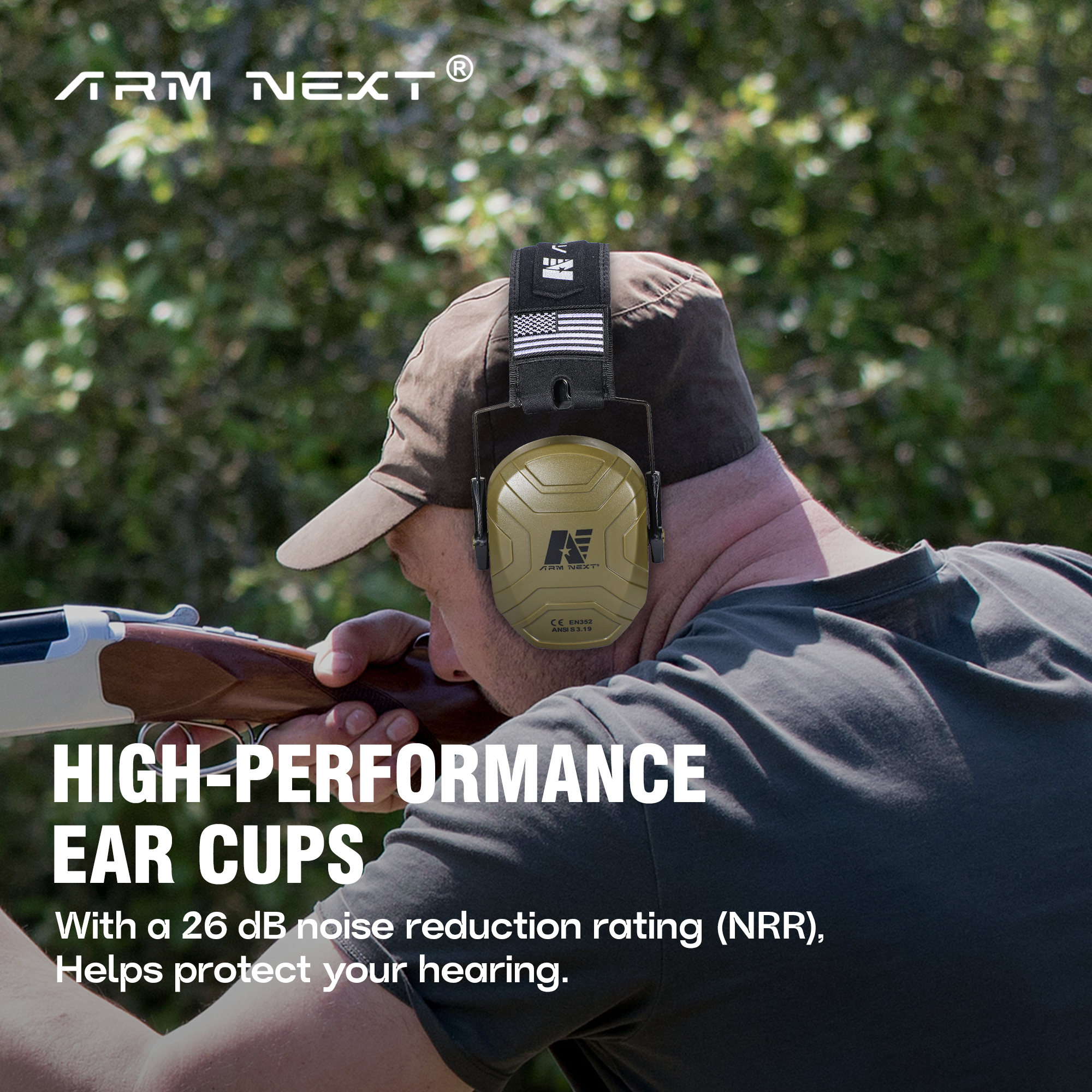 Foldable 26dB Professional Noi - Earmuffs Foldable ulasan dan harga