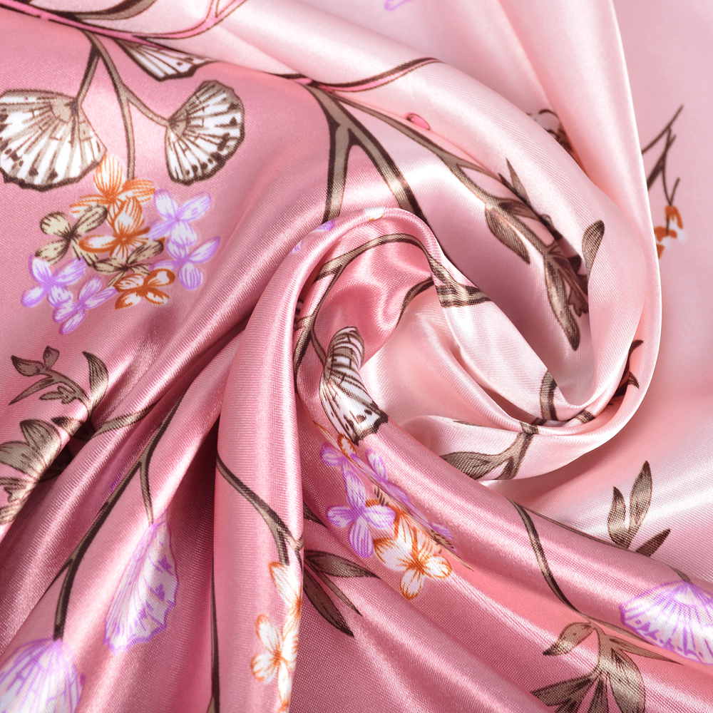 BYSIFA| Pink New Silk Shawl Sc - Shawl Wrap Winter ulasan dan harga