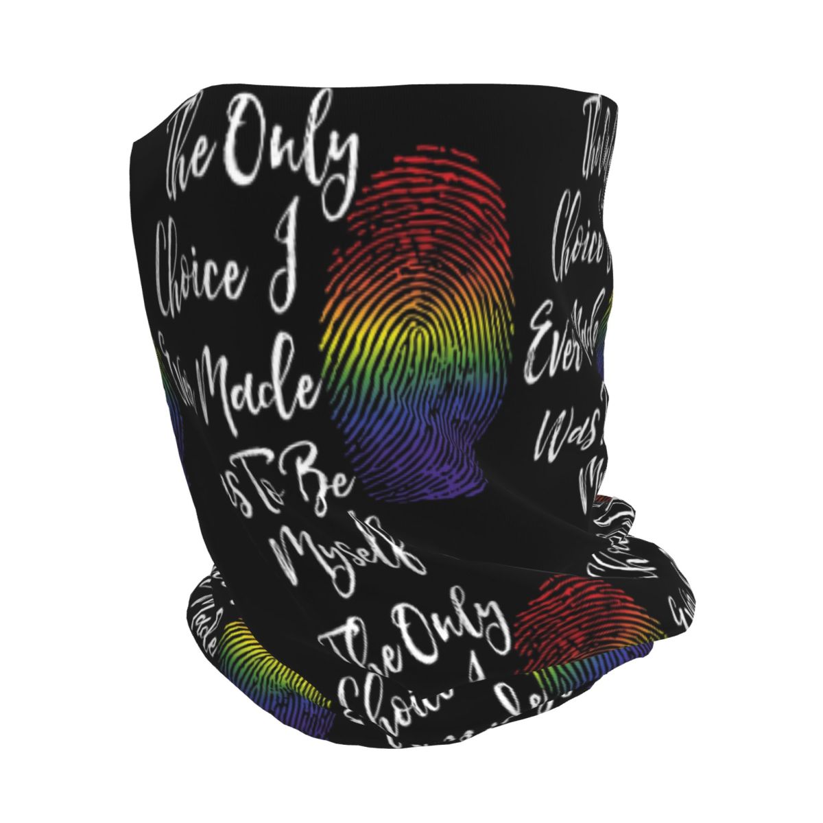 Faux Glitter Rainbow Pride Fla - Knit Beanie Hat Warm ulasan dan harga