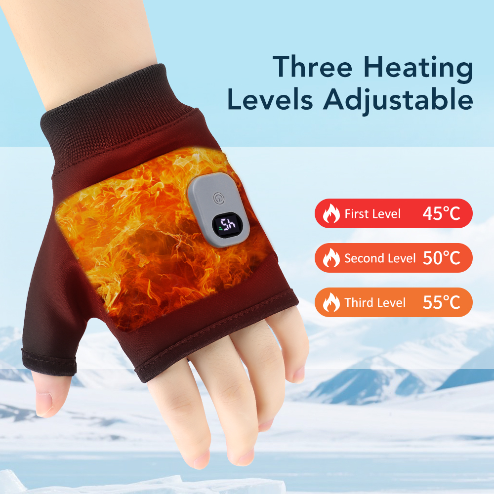 3 Levels Heating Gloves 360° T - Hand Warmer Electric ulasan dan harga