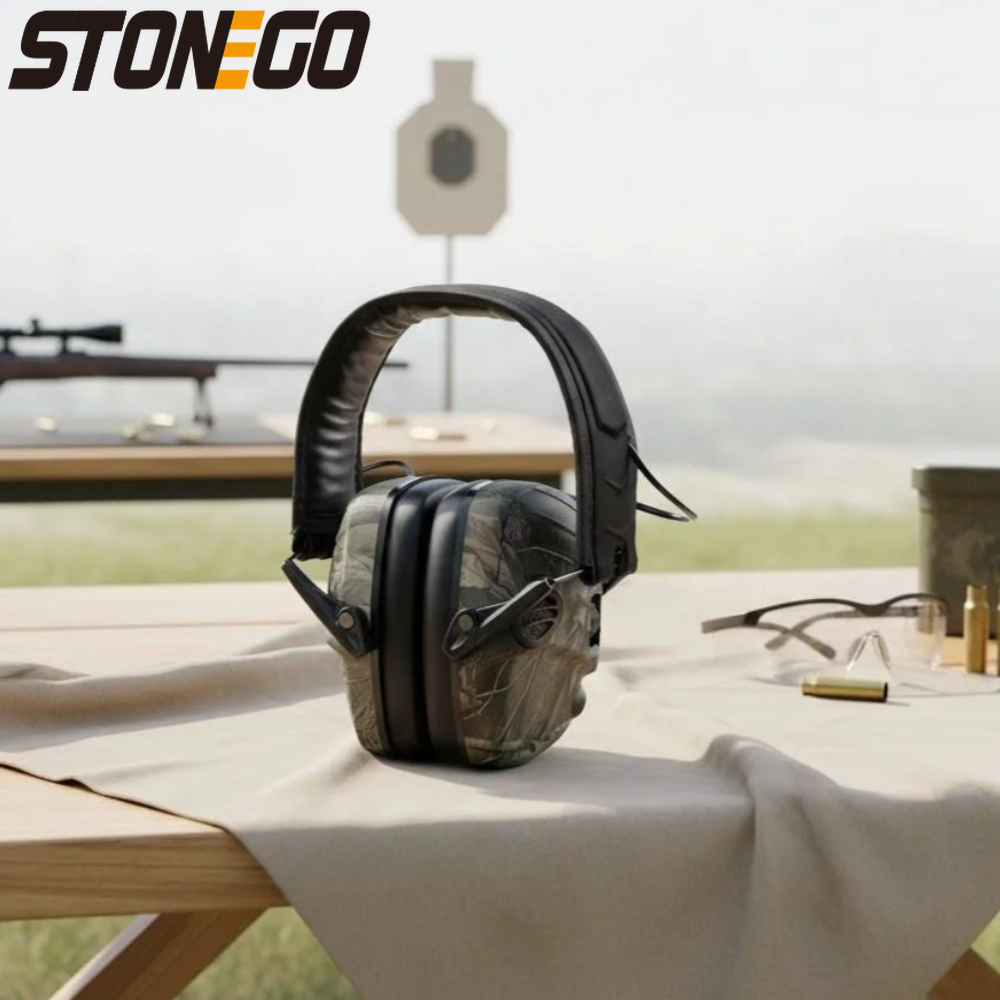 Outdoor Tactical Electronic Sh - Earmuffs Foldable ulasan dan harga