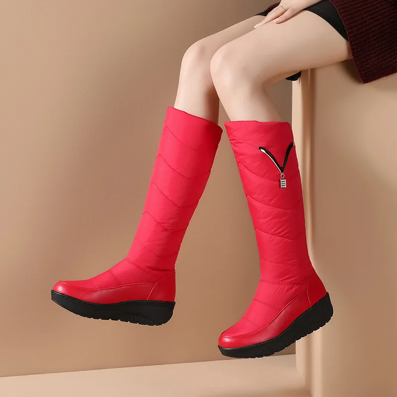 Warm Fur Women's High Snow Boo - Waterproof Winter Boot ulasan dan harga