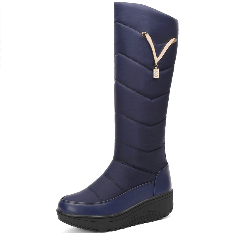 Warm Fur Women's High Snow Boo - Waterproof Winter Boot ulasan dan harga