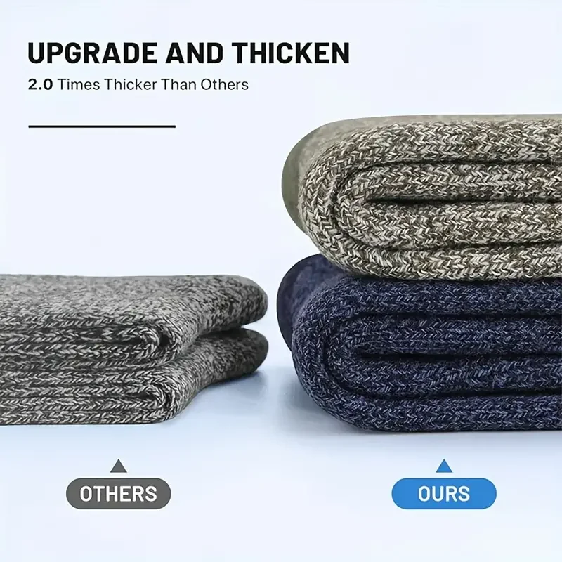 5 Pairs Merino Wool Socks for  - Thermal Sock Wool ulasan dan harga