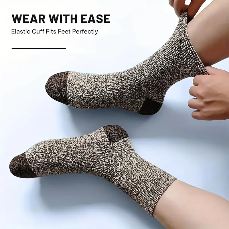 5 Pairs Merino Wool Socks for  - Thermal Sock Wool ulasan dan harga
